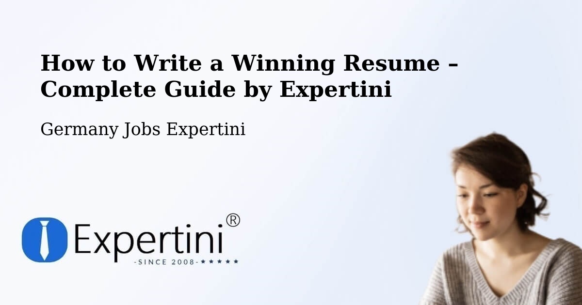 Resume Writing Guide for Job Seekers – Bindlach - Bindlach, Germany Jobs Expertini