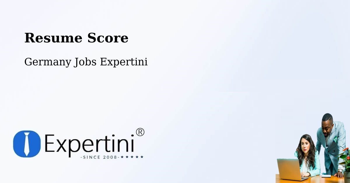 Resume Score & Job Description Match Tool – Bindlach - Germany Jobs Expertini